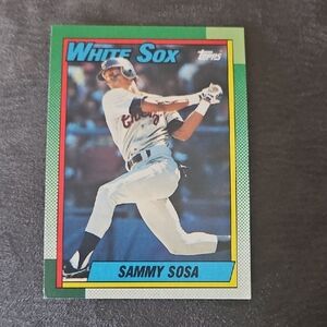 1990 Topps #692 White Sox Sammy Sosa Rookie Card